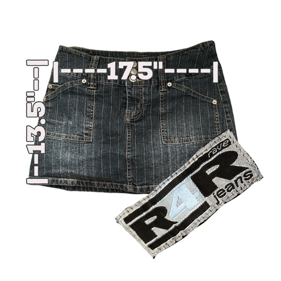 Y2K Rave R4R Mini Skort - Picture 2 of 5